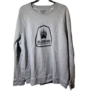 Duluth Trading Sweatshirt Alaskan Hardgear Men Standard Fit XL‎ Gray Outdoor EUC